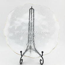 Irregular Clear Glass Plate